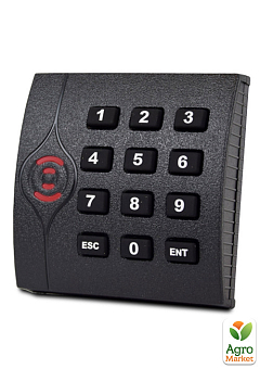 Кодова клавіатура ZKTeco KR202M з вбудованим зчитувачем карт/брелоків/браслетів1