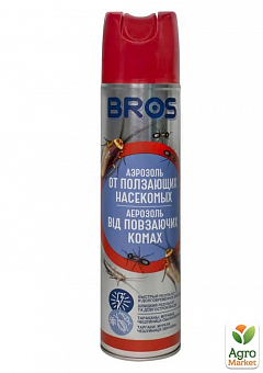 Инсектицидный аэрозоль от ползающих насекомых ТМ "BROS" 400мл2