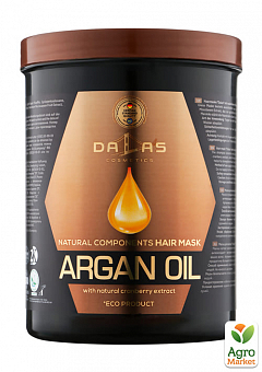 Маска для волосся "Dalas" з натуральним екстрактом журавлини та аргановим маслом 1000 мл2
