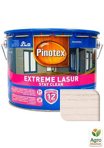 Лазурь Pinotex Extreme Lasur Снег 10 л