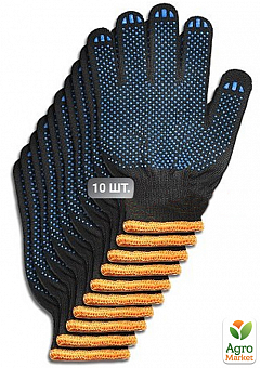 Набор перчаток Stark Black 5 нитей 10 шт.1