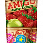 Фруктовый напиток Яблочно-клубничный ТМ "Amigo" 200мл упаковка 30 шт купить
