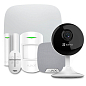 Комплект сигнализации Ajax StarterKit + HomeSiren white + Wi-Fi камера 2MP-CS-C1C