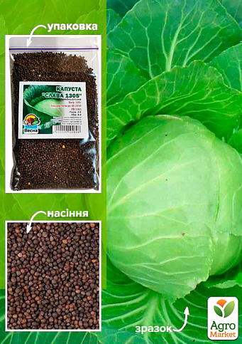 Капуста "Слава 1305" ТМ "Весна" 100г