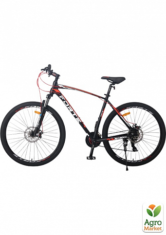 Велосипед FORTE TITAN размер рамы 19" размер колес 27,5" черно-красный (117169) - фото 3