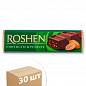 Батон чорний шоколад (арахіс) зелений ТМ "Roshen" 43г упаковка 30шт