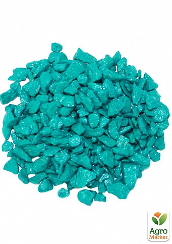 Цветные декоративные камни "Морская волна" фракция 5-10 мм 1 кг