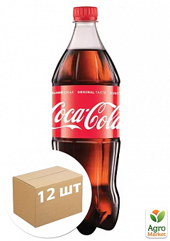 Газированный напиток (ПЭТ) ТМ "Coca-Cola" 1л упаковка 12шт1
