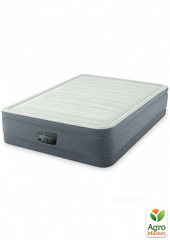 Надувне ліжко з вбудованим електронасосом, двоспальне ТМ "Intex" (64906)