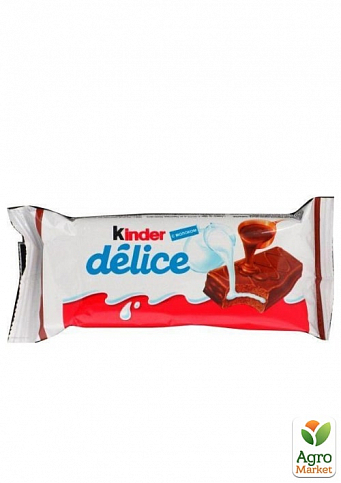 Бисквит шоколадный (Delice) Kinder 42г упаковка 20шт - фото 2