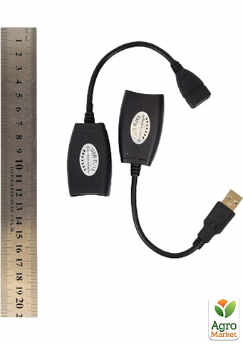 Приемник-передатчик видеосигнала Atis USB to RJ45 на 45 м пассивный - фото 2