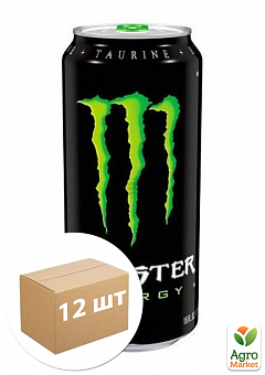 Энергетический напиток Monster Energy 0.35 л упаковка 12шт1