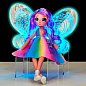Игровой набор с куклой DREAM SEEKERS - СИЯЮЩАЯ СТЕЛЛА (с аксессуарами и светящимися крыльями)