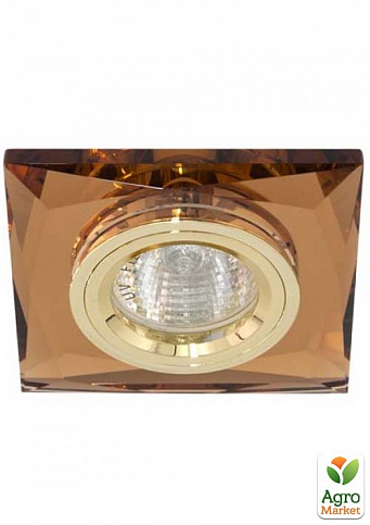 Встраиваемый светильник Feron 8150-2 коричневый золото (20123)