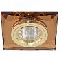 Встраиваемый светильник Feron 8150-2 коричневый золото (20123)