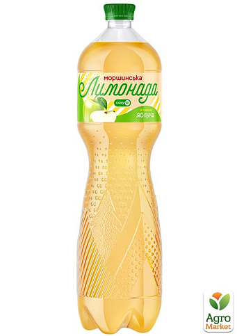 Напій соковий Моршинська Лимонада зі смаком яблука 1.5 л