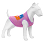 Майка для собак WAUDOG Clothes рисунок "Флаг", сетка, L, B 42-45 см, C 28-31 см розовый (303-0229-7) купить