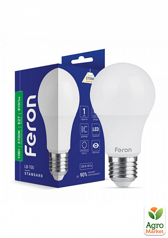 Светодиодная лампа Feron LB-700 10W E27 2700K (40010)