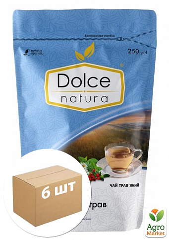 Чай Магия трав (травяной) дой-пак ТМ "Dolce Natura" 250г упаковка 6шт