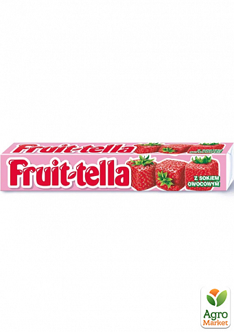 Конфеты жевательные ТМ "Fruittella" Клубника 41 г упаковка 20 шт - фото 2