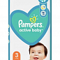 PAMPERS Дитячі одноразові підгузки Active Baby Midi (6-10 кг) Економічна Упаковка 58 ПрепакКор