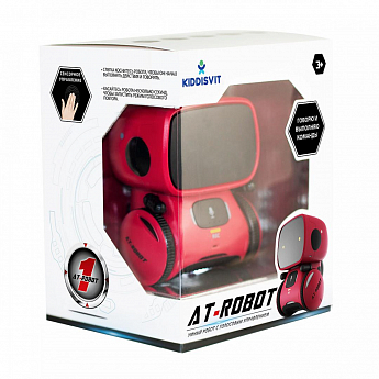 Интерактивный робот с голосовым управлением – AT-ROBOT (красный) - фото 3