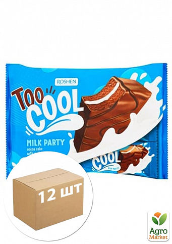 Бисквит молочный (ПКФ) ТМ "Too Cool" 270г упаковка 12шт