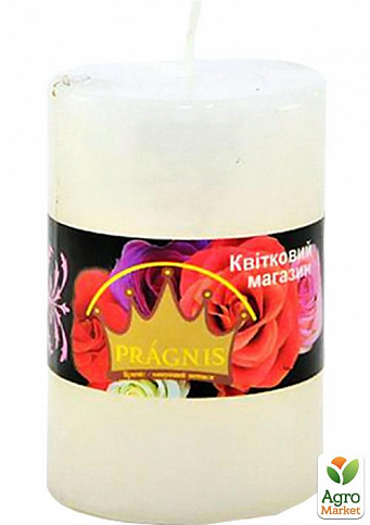 Свеча с ароматом "Цветочный магазин" (диаметр 5,5*8см, 20 часов) цилиндр