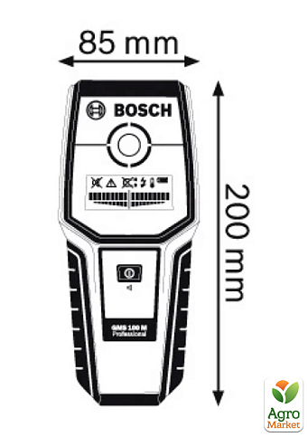 Детектор Bosch GMS 100 M Prof - фото 2