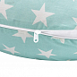 Подушка для вагітних та годування ТМ PAPAELLA 30х190 см + карабін зірка біла на ментолі