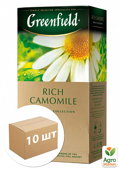 Чай "Грінфілд" 25 пак Ромашка (Rich Camomile) упаковка 10шт1