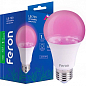 Лампа для рослин 11Вт E27 Feron LB-709 A60 фіто(40140)