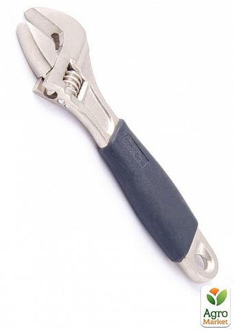 Ключ разводной 150 мм, 0-20 мм с обрезиненной ручкой ТМ MASTER TOOL 76-0121
