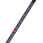 Ошейник WAUDOG Design с рисунком "Пиксели", премиум кожа, металлическая пряжка (ширина 20 мм, длина 30-39 см) черный (0020-0096-01) купить
