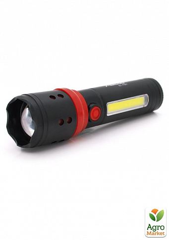 Ліхтарик Акумуляторний Bailog BL-F861 COB 3W + 1W, корпус- алюміній, водостійкий, ударостійкий, USB - фото 2