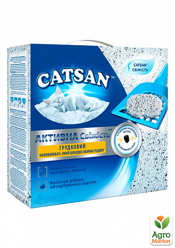 Наповнювач для котячого туалету Active Fresh ТМ "Catsan" 4.4 кг (5 л)