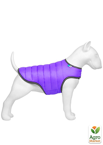 Куртка-накидка для собак AiryVest, L, B 58-70 см, З 42-52 см фіолетовий (15449)