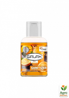 Гель для рук антисептичний "Galax" das disinfection соковитий апельсин 50 мл1