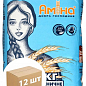 Борошно пшеничне (вищий сорт) ТМ "Аміна" 1кг упаковка 12 шт