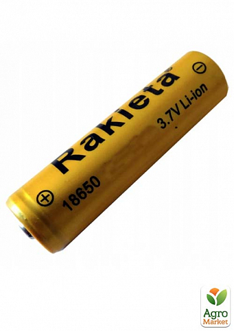 Акумуляторна батарея Li-Ion "Rakieta" 18650 1000 mAh 3.7 V (66мм x 18 мм)