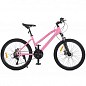 Велосипед 24 д. G24AIRY A24.3 алюм.рама 15",SHIMANO 21SP,алюм.DB,CS TZ500,рожевий (T24 AIRY A24.3) 