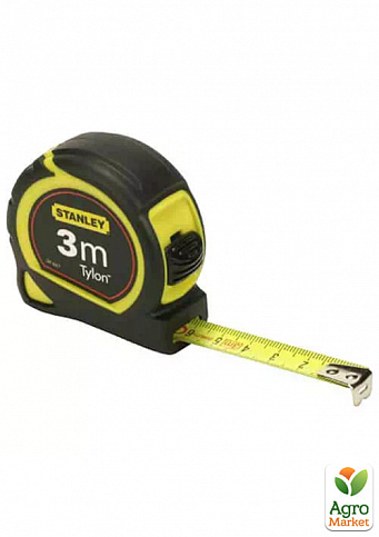 Рулетка вимірювальна STANLEY "Tylon ™", 3мх12.7мм, в пластмасовому корпусі. 0-30-687 ТМ STANLEY