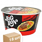 Лапша быстрого приготовления (говядина+ соус "Томат с базиликом") стакан ТМ "Big Bon" 85г упаковка 18шт
