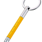 Ручка-брелок Troika Micro Construction жовта (KYP25/YE)