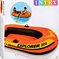 Полутораместная надувная лодка Explorer 200,2-х камерная 185х94 см ТМ "Intex" (58330) цена
