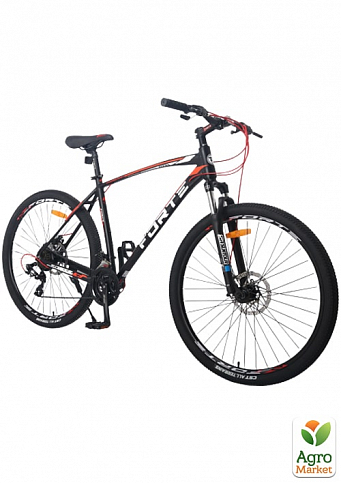 Велосипед FORTE TITAN розмір рами 17" розмір коліс 27,5" чорно-червоний (117183) - фото 2