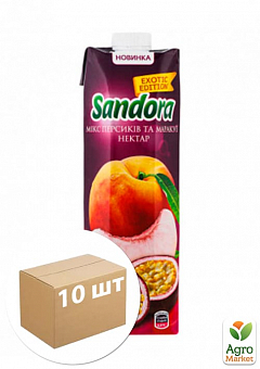 Нектар персик-маракуйя ТМ "Sandora" 0,95л упаковка 10шт2
