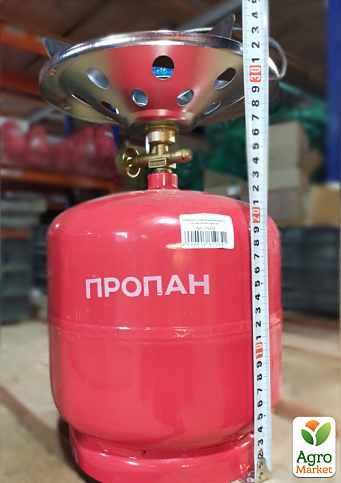 Комплект газовый кемпинговый 8 литров балон горелкой  - фото 3