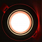 LED панель Lemanso LM1036 Сяйво 6W 450Lm 4500K + червоний 85-265V / коло + скло (336101)
