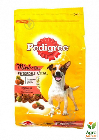 Корм для взрослых собак Vital Protection Mini (с говядиной и овощами) ТМ "Pedigree" 400г